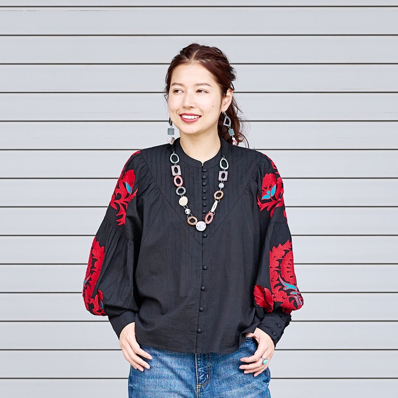 マライカ藍染ポンチョ 藍染コンビポンチョ｜マライカ公式通販