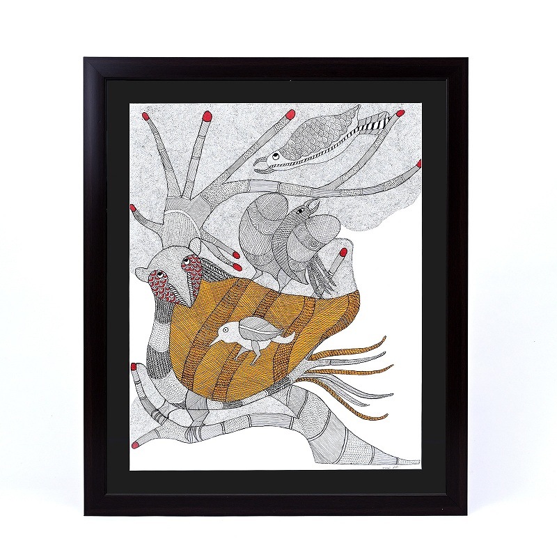 ゴンドペイント 額装済｜マライカ公式通販