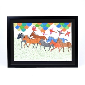 新品 マライカ インド製 インド 画 新品 マライカ インド製 インド 画