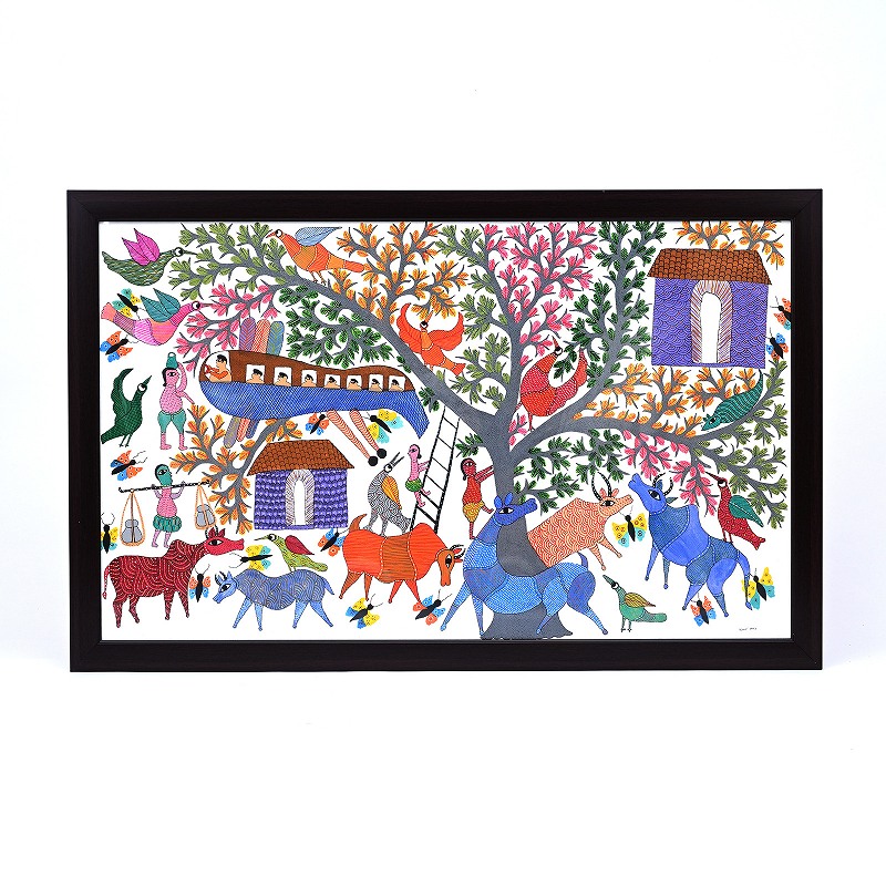 ゴンドペイント 額装済｜マライカ公式通販