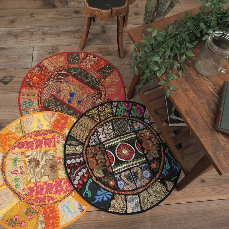 カンバディアサークル型マット【メール便可】｜マライカ公式通販