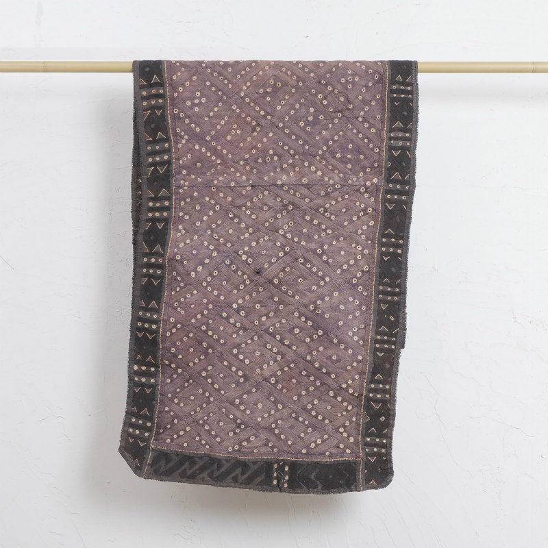 クバ ブショング族スカート ラフィア椰子 腰巻き 55cm×140cm｜マライカ