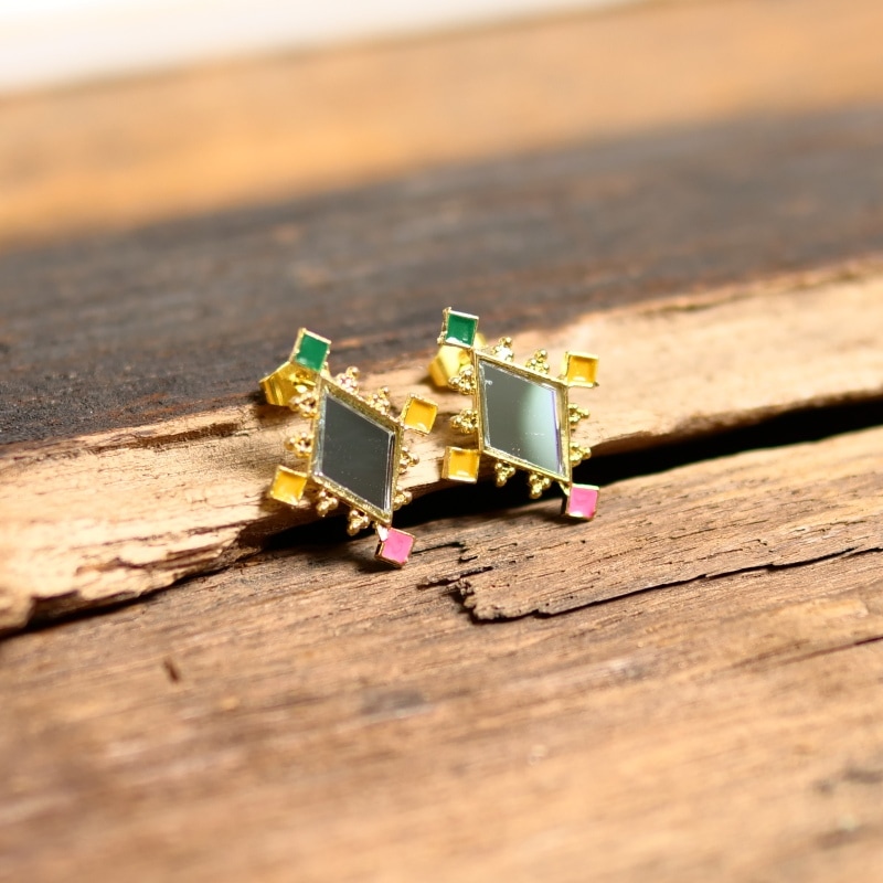 ミナカリミラーピアス　【メール便可】