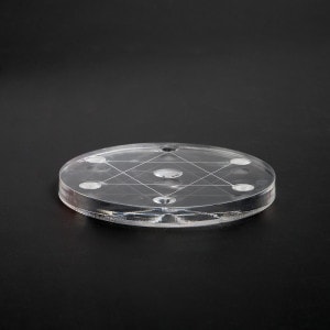 セブンストーン皿【メール便可】 六芒星 ディスプレイ｜マライカ公式通販