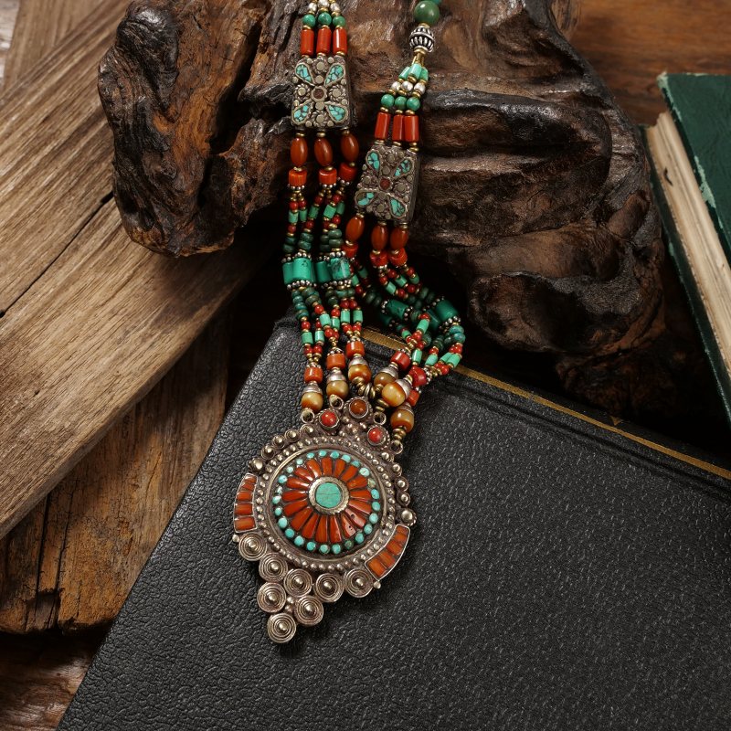 シルクロード多連ネックレス｜マライカ公式通販