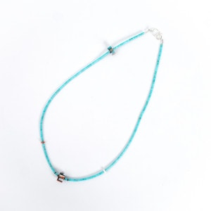 46cm シャーリーンレアノ モザイクインレイ ヒシネックレス｜マライカ