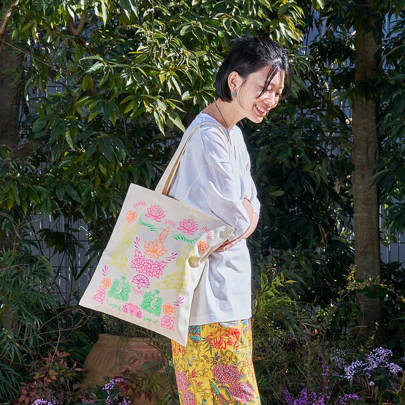 [Uコレ] プリントトートバッグ　【メール便可】