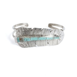 ナバホ族　TeeMace フェザーバングル 楽天市場】Indian Jewelry ナバホ族 イーグルフェザー シルバー