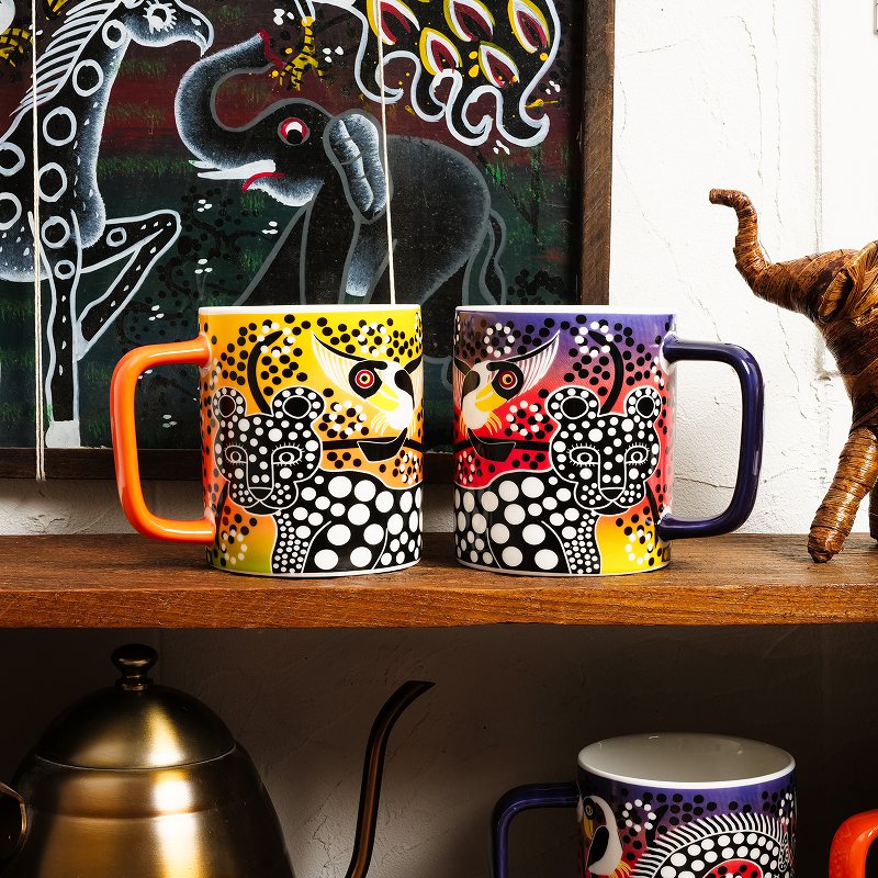 Uコレ] セラミックマグカップ ティンガティンガ レオパード｜マライカ