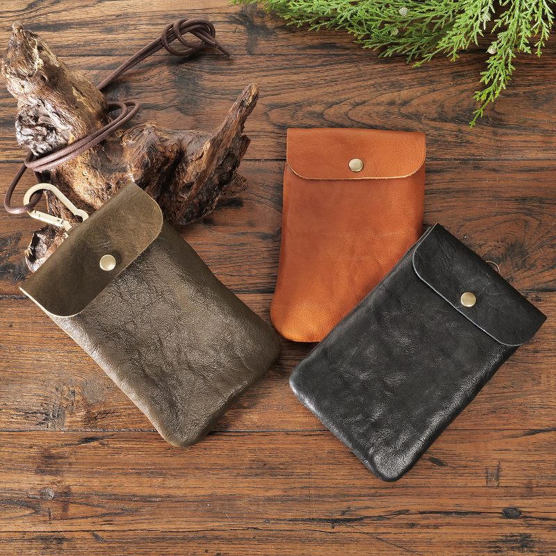 イタリア製 フェリージ 079 レザーポーチ 未使用新品 イタリアン・オイルレザー 『ペティ・ポーチ(マキシマム)』| イボーナ