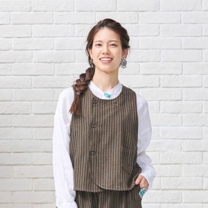 ※MAD  アンダーカバー　ストライプ ベスト L 30%OFF コットンストライプベスト｜マライカ公式通販