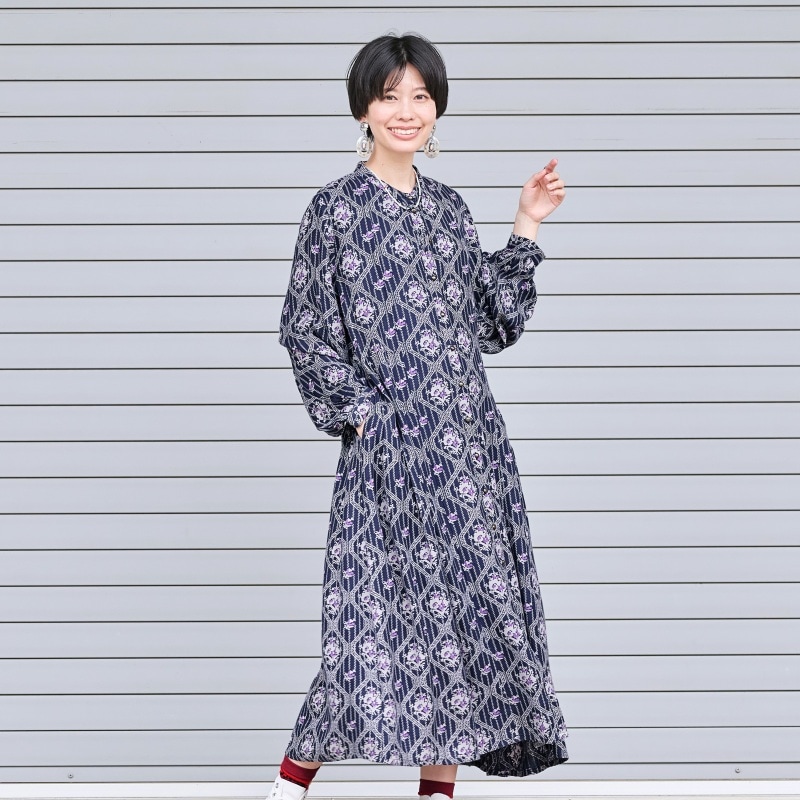 ネパール製マライカ ネイティブ柄マルチボーダー裏フリースウールブルゾンゆったり ネパール製マライカ ネイティブ柄マルチボーダー裏フリースウール