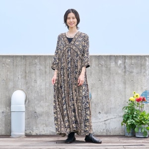 レーヨンカラムカリワンピース｜マライカ公式通販