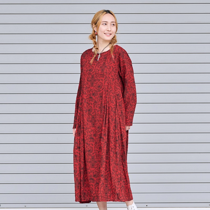 マライカ ワンピース フリーサイズ 大きいサイズの方でもok 防ぐ 
