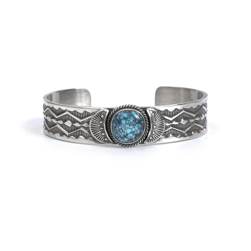 135mm サンシャインリーブス アパッチブルー スタンプバングル