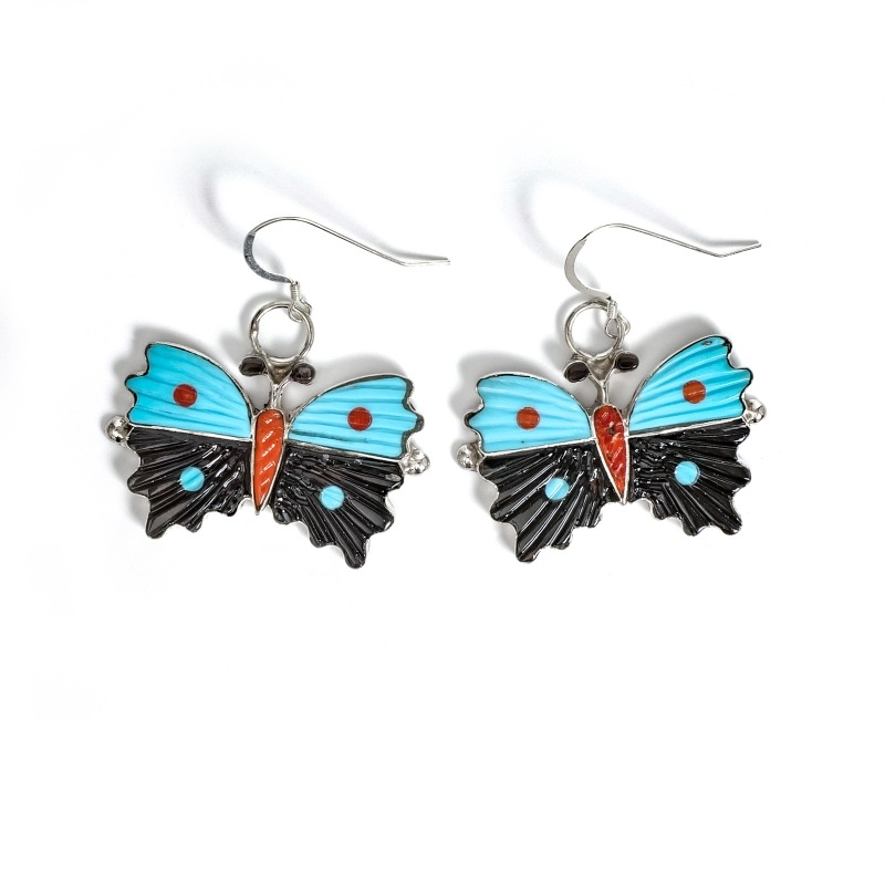 タマラピント バタフライ インレイ ピアス｜マライカ公式通販