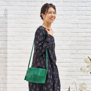 レザーメッシュミニショルダーバッグ｜マライカ公式通販