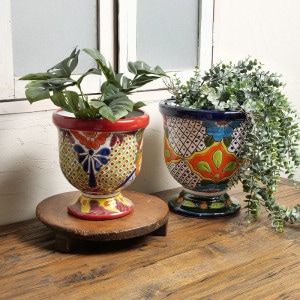 グアナファト壺型プランター ゴブレット型 植木鉢｜マライカ公式通販