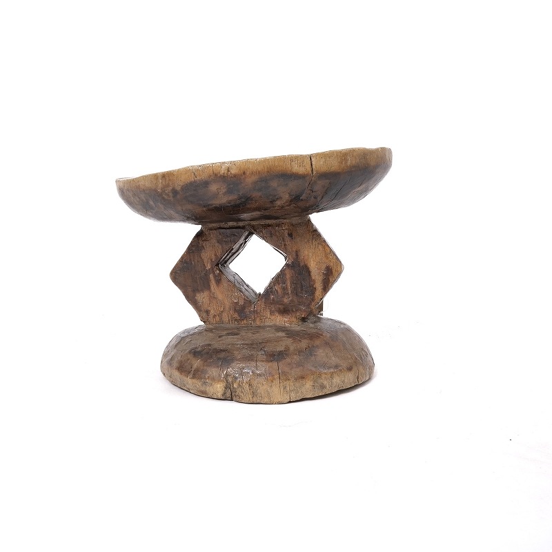 ジンバブエ トンガ族 スツール 大 アフリカ 民藝 古道具 ビンテージ 古美術