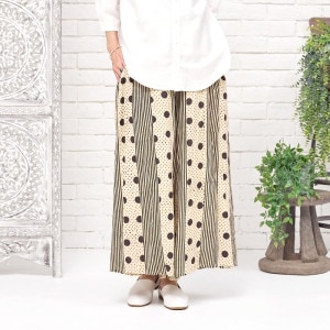 machatt★ストライプワイドパンツ machatt☆ストライプワイドパンツ