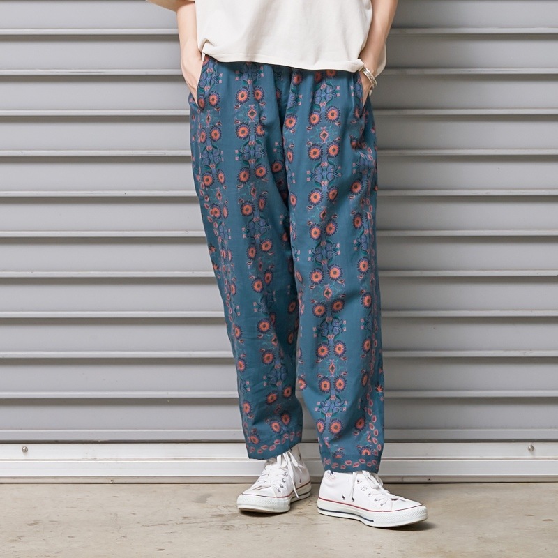 きらり24　mala KALANCHOE コットンリネンプリントパンツ きらり24 mala KALANCHOE コットンリネンプリントパンツ きらり