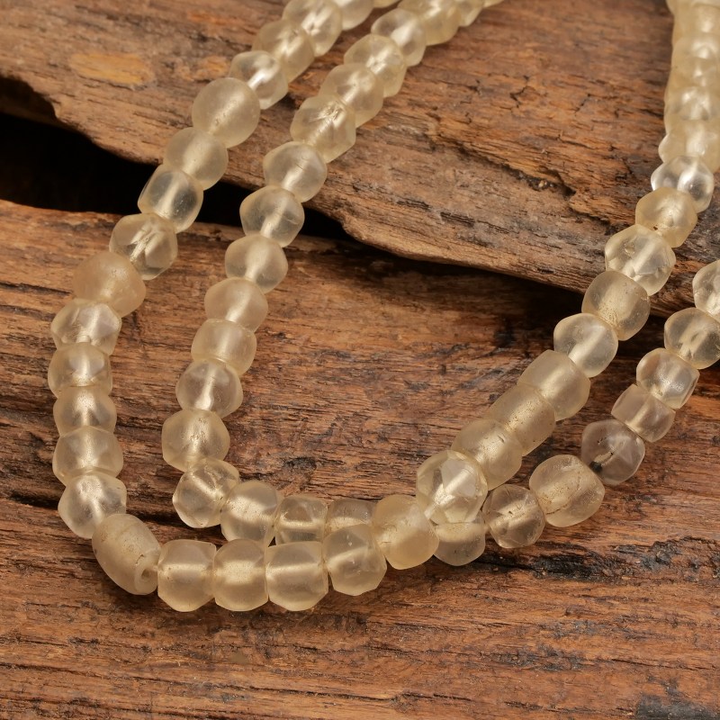 プレミアムビーズ】Mサイズ 無垢 K18無垢ビーズ Mサイズ 2個セット