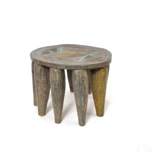 ヌペ族ハンドメイドスツール 【送料1000円込】｜マライカ公式通販