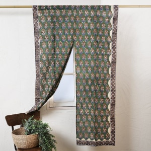 ルマワフ　のれんなど 組み合わせできるのれん アクア 42×145cm | カーテン・カーテンレール