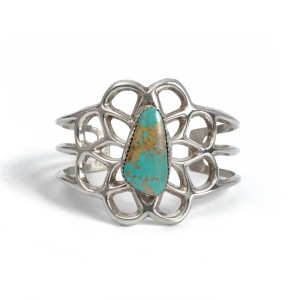 126mm ナバホ族 Rose Tsosie サンドキャスト バングル｜マライカ公式通販