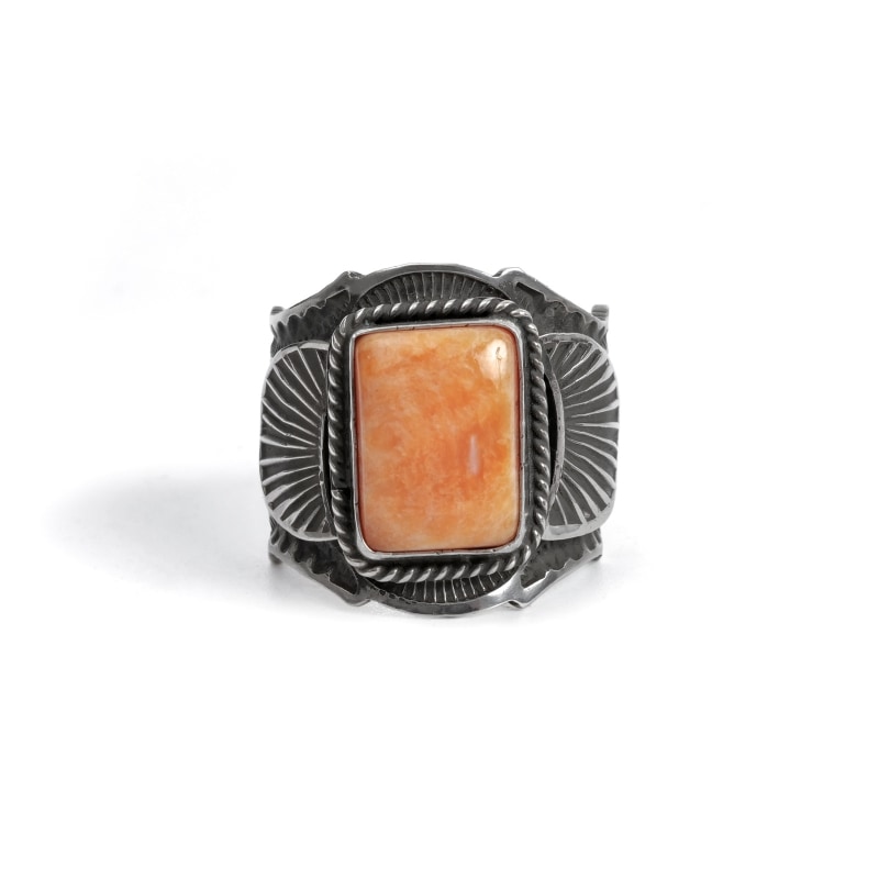 ヴィンテージ　レイアダカイ　スパイニーオイスターリング　インディアンジュエリー ヴィンテージ レイアダカイ スパイニーオイスターリング インディアン