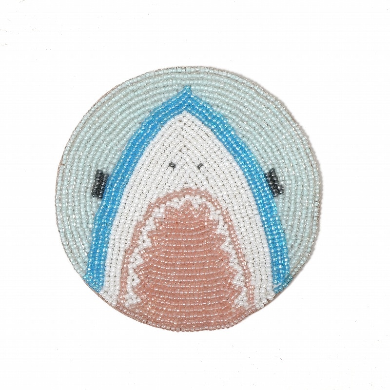 ビーズコースター　サメ【メール便可】