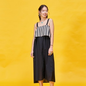 noanoa ノアノア ハワイ ストライプ柄キャミワンピース M noanoa