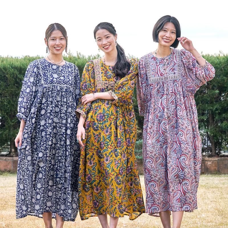 ラピドプリントボリュームワンピース｜マライカ公式通販