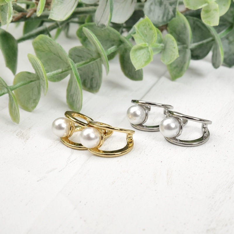 パールコンビイヤーカフ【メール便可】｜マライカ公式通販