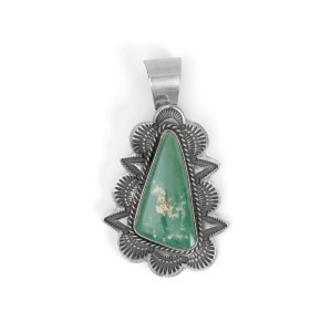 新品 マライカ インディアンジュエリー ターコイズペンダント カルヴィンマルチネス ソノランターコイズ ペンダント｜マライカ