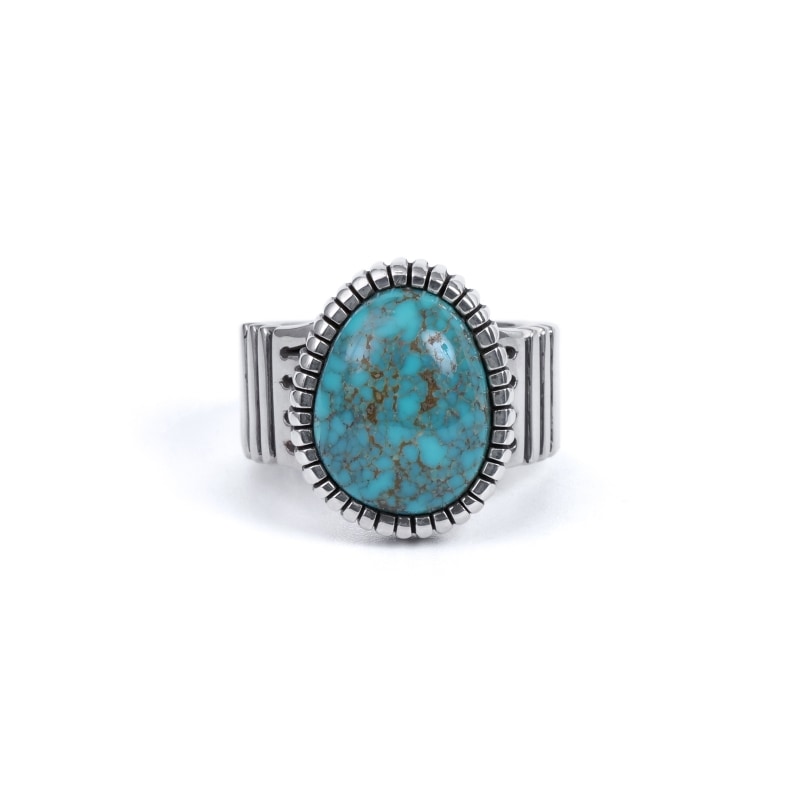Navajo Jennifer Curtis ターコイズ リング 18号 Navajo Jennifer Curtis ターコイズ リング 18号 Navajo