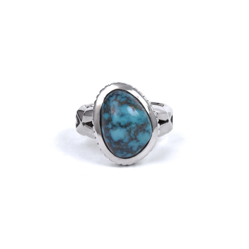 Navajo Jennifer Curtis ターコイズ リング 18号 Navajo Jennifer Curtis ターコイズ リング 18号 Navajo