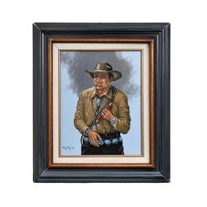 ナバホ族 『Native man』 by Guy Nez Jr. 額装済｜マライカ公式通販