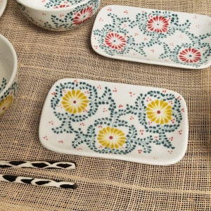 バッチャン焼小皿 スクエア 長方形｜マライカ公式通販