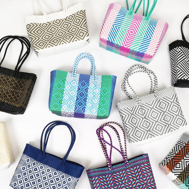 WOVEN ホワイト かごバッグ　メルカド　バッグ WOVEN ホワイト かごバッグ メルカド バッグ WOVEN ホワイト