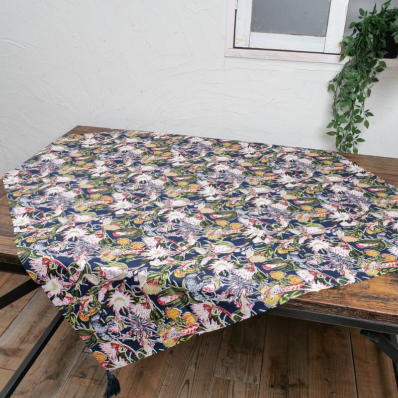 30%OFF アニマルプリント テーブルクロス【メール便可】 100cm×100cm