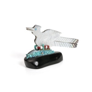 インディアンフェティッシュ ロードランナー 台座付き アーティスト