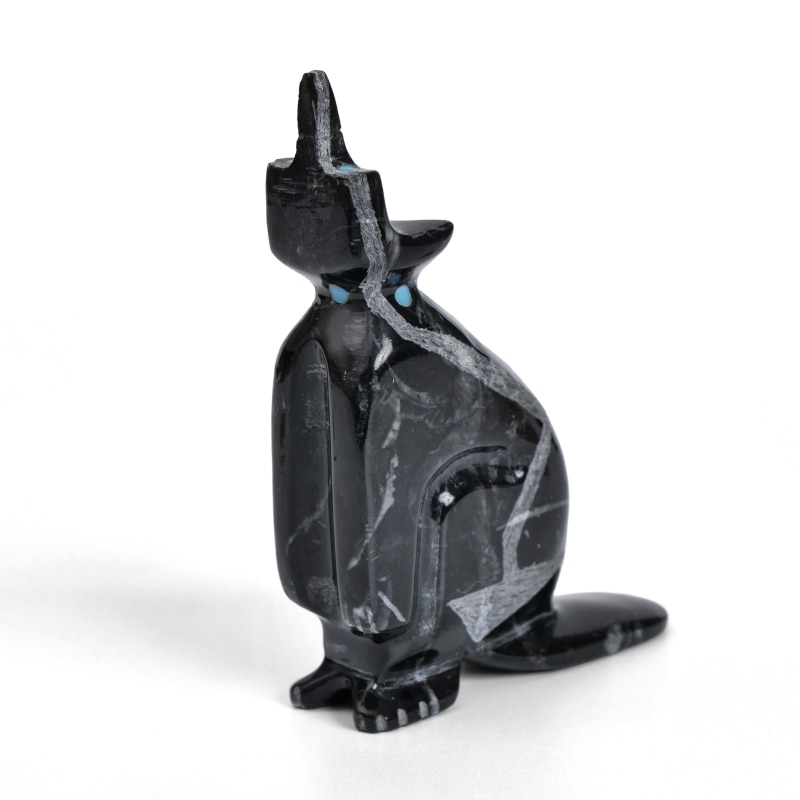 インディアンフェティッシュ フクロウ アーティストサイン入り ズニ族