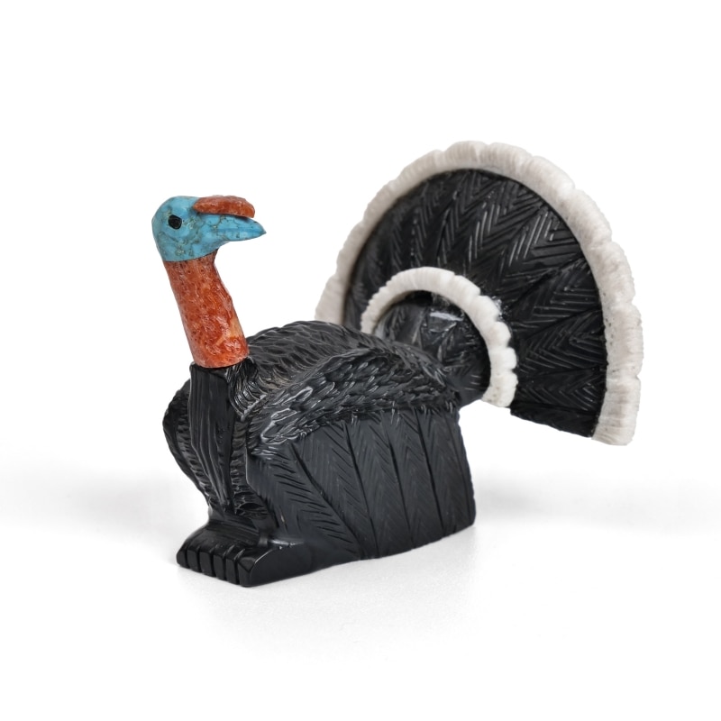 インディアンフェティッシュ　七面鳥　アーティストサイン入り