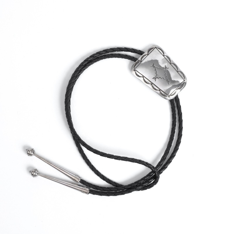 Navajo Gilbert Tomスタンプワーク ボロタイ Navajo Gilbert Tomスタンプワーク ボロタイ