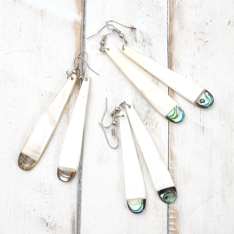 ドロップシェルピアス【メール便可】