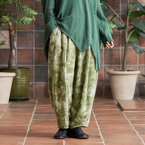 ダブルガーゼアイスダイバルーンパンツ｜マライカ公式通販