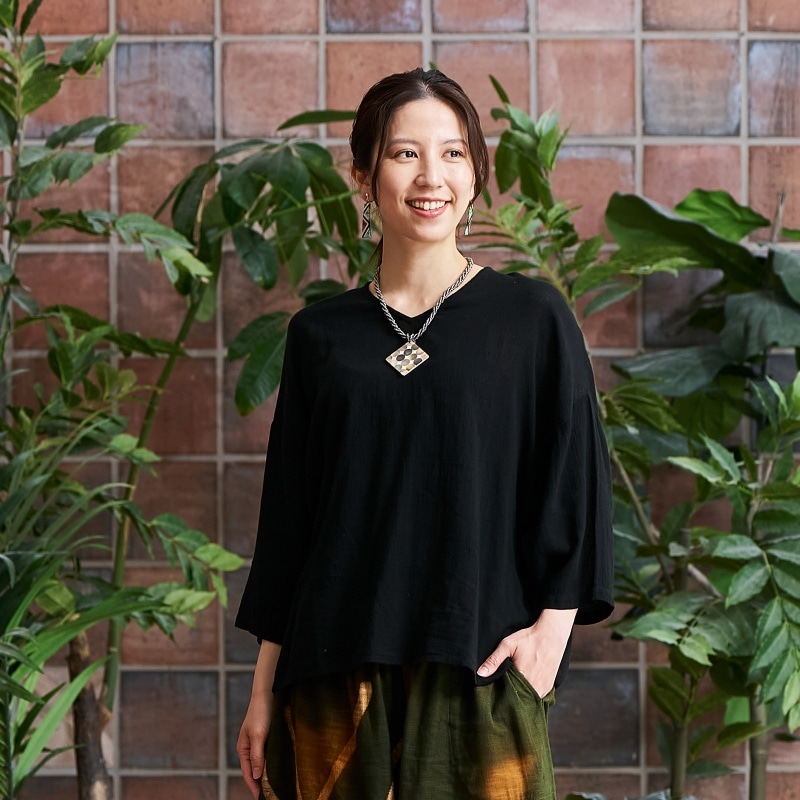 エスニック‪‪❤︎‬マライカ タイダム族ゆったりトップス エスニック‪‪❤︎‬マライカ タイダム族ゆったりトップス エスニック‬‬