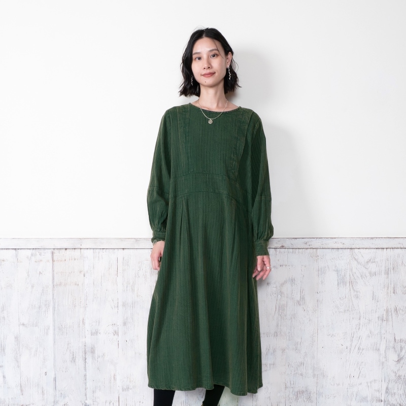 ストーンウォッシュワンピース