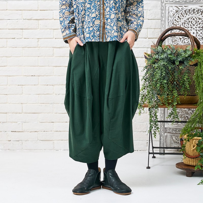 綿ビエラ起毛パンツ